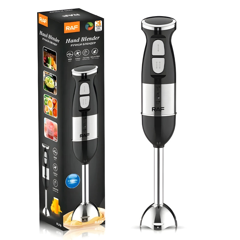 R.319 RAF 4-Blade Fast Start 2-Speed Level 800W Electric Hand Blender