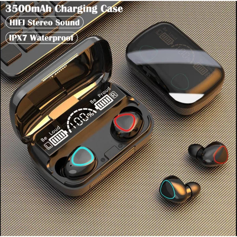 Ultimate M10 Wireless Bluetooth 5.1 IPX7 Waterproof Earbuds